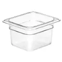 GN-Behälter 1/6-100 mm durchsichtig Polycarbonat