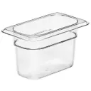 GN-Behälter 1/9-100 mm durchsichtig Polycarbonat