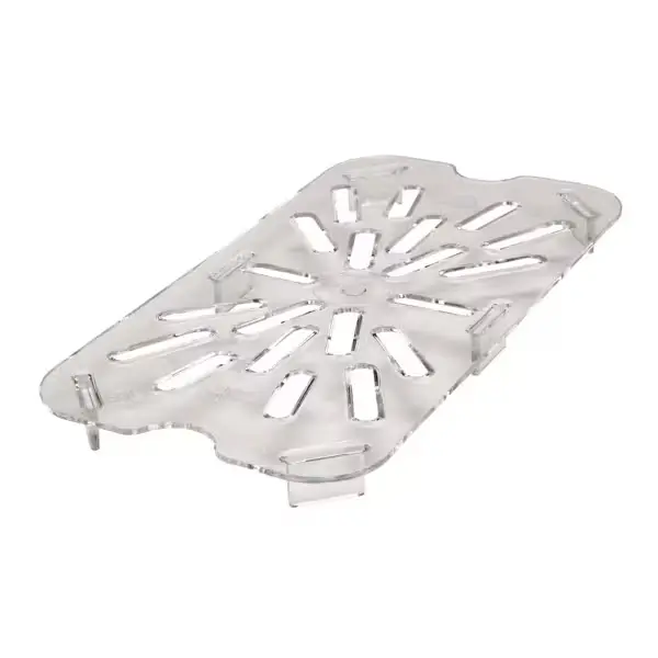 GN-Abtropfplatte 1/4 durchsichtig Polycarbonat