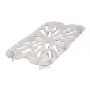 GN-Abtropfplatte 1/4 durchsichtig Polycarbonat