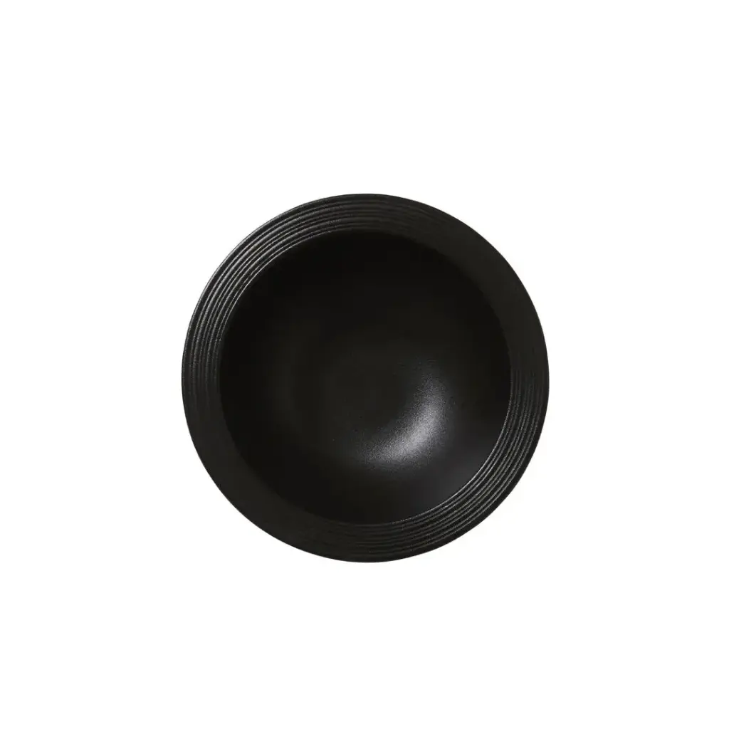 Müslischale 16.5cm 51.5cl Concorde Vollglasur schwarz / Noir
