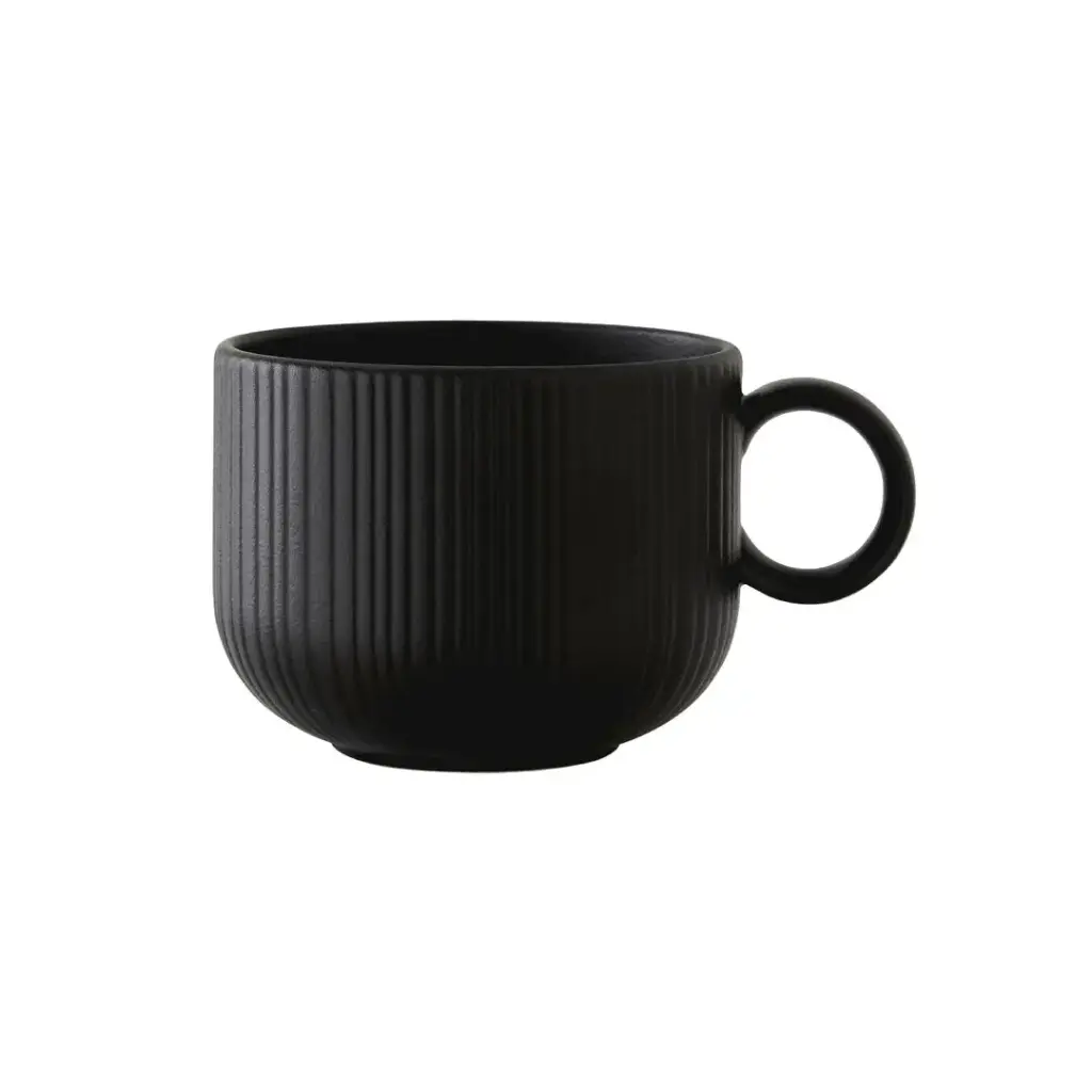 Kaffee Obere 22.75cl Concorde Vollglasur schwarz / Noir