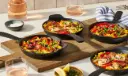 Mini-Servierpfanne 16 cm Gourmand aus Gusseisen schwarz - 1 Stück - Restposten