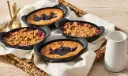 Mini-Backform oval 15 cm Gourmand aus Gusseisen schwarz - 1 Stück 