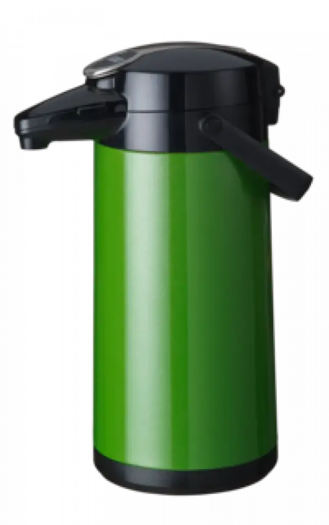 Isolierkanne Airpot Furento 2,2 l Pumpkanne grün metallic / Edelstahl