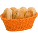 Korb »Coolorista« oval, 26 x 18,5 x 9 cm, orange