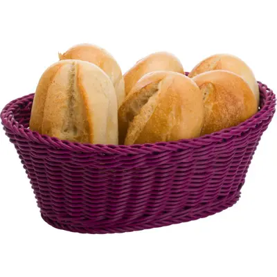 Korb »Coolorista« oval, 26 x 18,5 x 9 cm, purpur