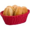 Korb »Coolorista« oval, 26 x 18,5 x 9 cm, rubinrot