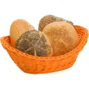Korb »Coolorista« oval, 23,5 x 18 x 6/8 cm, orange
