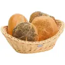 Korb »Coolorista« oval, 23,5 x 18 x 6/8 cm, hellbeige