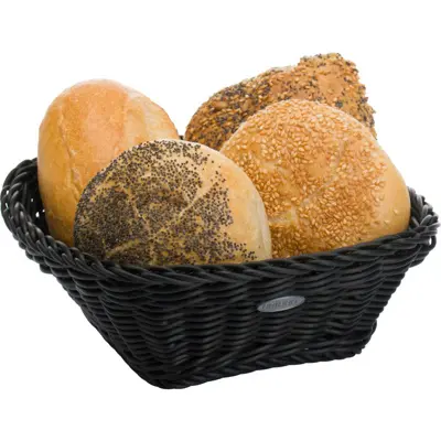 Korb »Coolorista« quadratisch, 19 x 19 x 7,5 cm, schwarz