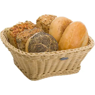 Korb »Coolorista« quadratisch, 23 x 23 x 9 cm, hellbeige
