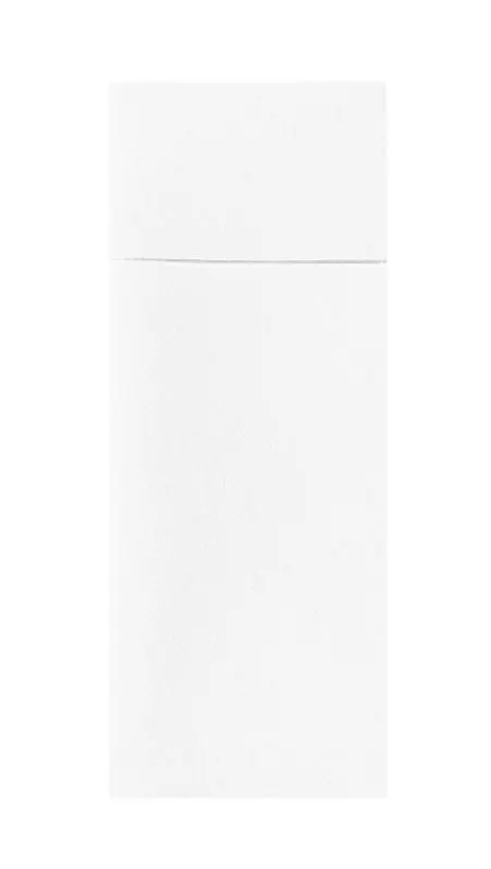 Besteckserviette AIRLAID 40 x 33 cm 1/8 Falz weiß - 160 Stück   