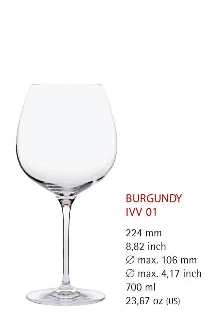 Burgunder 01 mit Füllstrich 0,1 l + 0,2 l Serie 1832 In Vino Veritas 