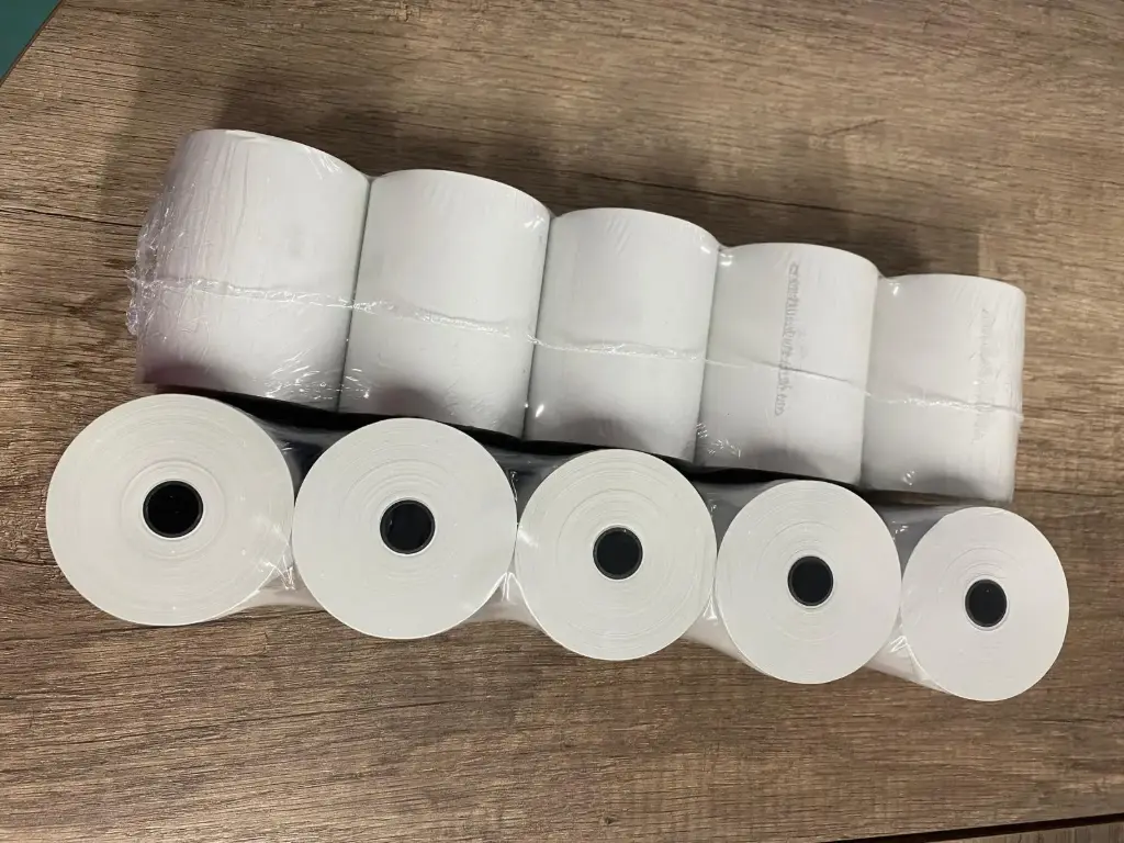 Kassen Thermorollen weiss 80 mm x 50 m x 12 mm - 50 Rollen  - Restposten 