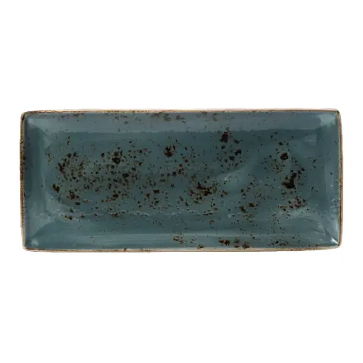[PR/02701] Platte 37 x 16,5 cm Serie Craft blau