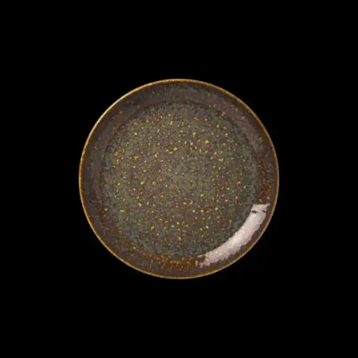 [PR/07049] Coupe Plate 15,25 cm Vesuvius Amber 