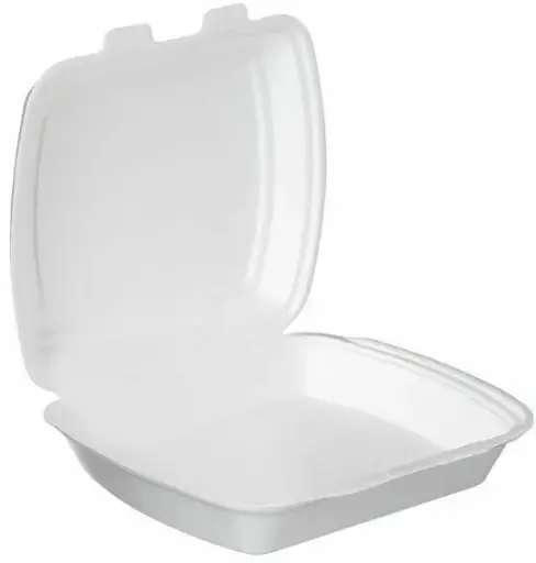 [PR/01830] Menübox / Lunchbox 1 tlg. HP 4 geschäumt weiß 200 Stück - Restposten