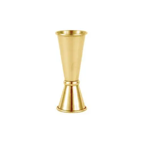 [PR/00109] Jigger/Barmaß 25/50 ml Japanese Edelstahl goldfarben