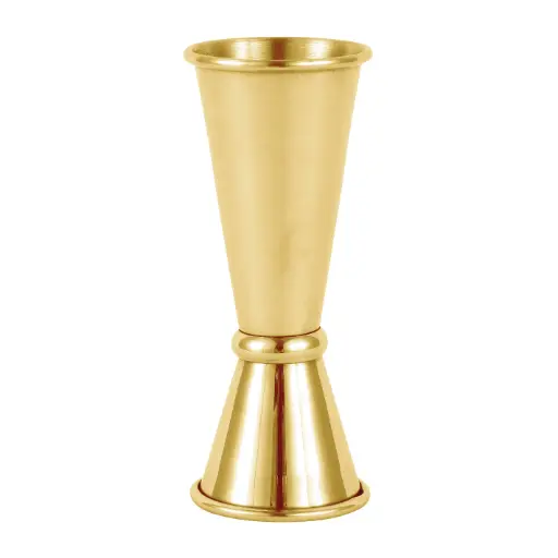 [PR/04058] Jigger/Barmaß Edelstahl goldfarben