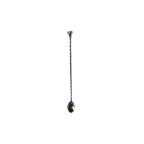 [PR/00113] Barlöffel / Cocktaillöffel  mit Stampfer 30 cm Edelstahl 