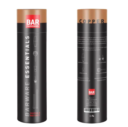 [PR/04080] Barset Homebar 7 tlg Edelstahl kupferfarben