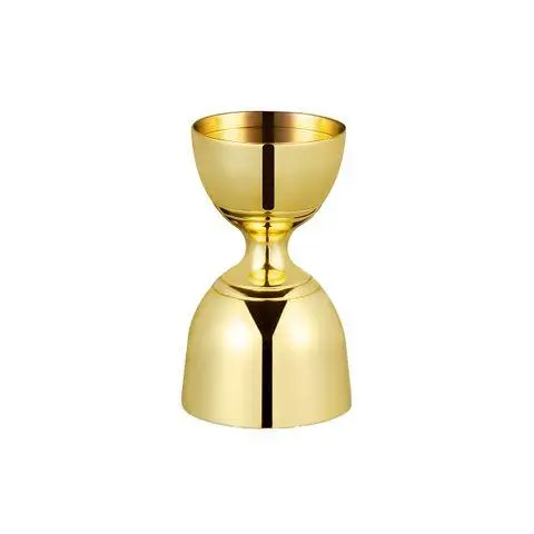 [PR/00147] Bell Jigger/Barmaß 30/60 ml Edelstahl goldfarben 