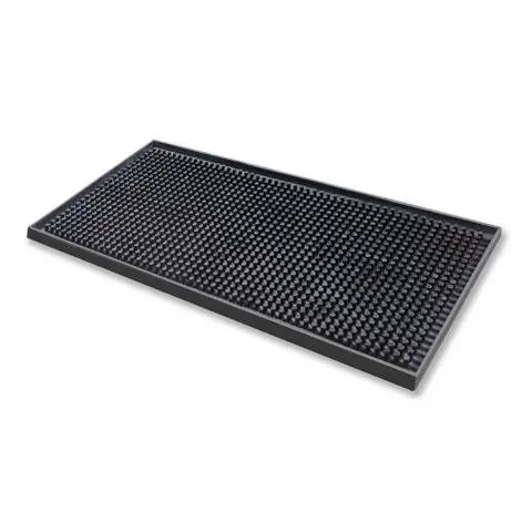 [PR/00052] Barmatte Gummi schwarz 15 x 30 cm