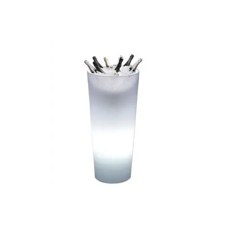 [PR/00278] Flaschenkühler Ständer "Totem" rund LED 