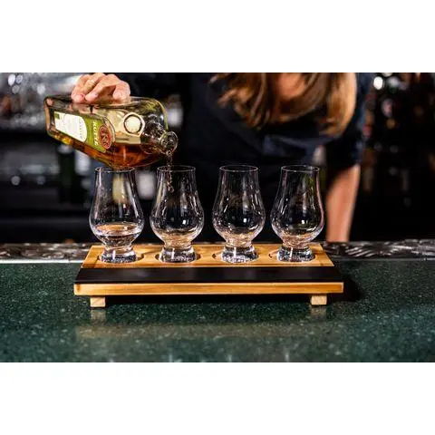 [PR/04387] Tastingtablett für 4 Gläser 