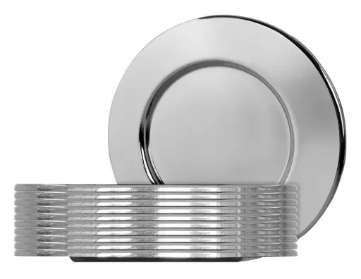 [PR/04388] Untersetzer Edelstahl 10er Set