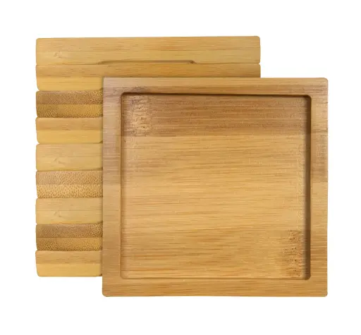 [PR/04390] Untersetzer Holz 10er Set 