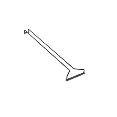 [PR/00298] Gläserschiene 30 cm schwarz 2 Stück 