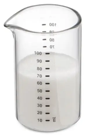 [PR/04452] Mini Messbecher Glas 50 ml