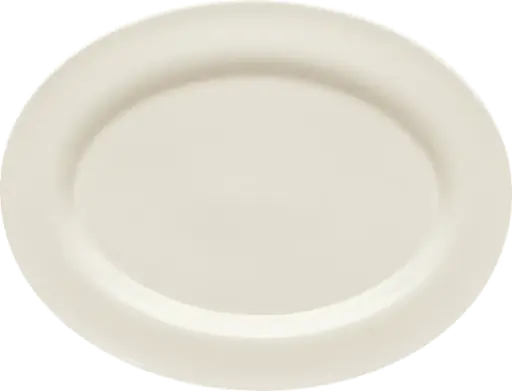 [PR/04461] Platte oval Fahne 29 cm creme Form Generation Schönwald - Restposten  