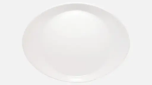 [PR/04467] Teller flach oval 27 cm weiß Form Signatur Schönwald - Restposten    