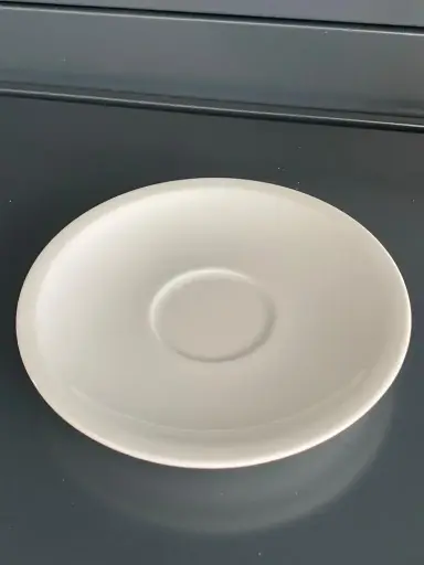 [PR/04474] Cappuccino Untere 15 cm  ( nur Teller ) Form Epoque weiß  Rosenthal - Restposten  