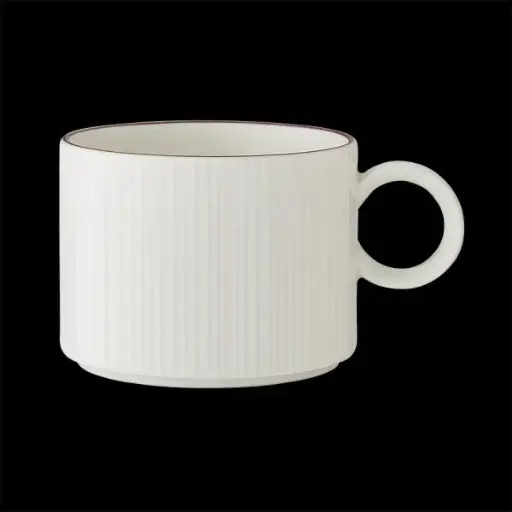 [PR/04583] Kaffee-Obere 22,75 cl Concorde farbiger Rand rot