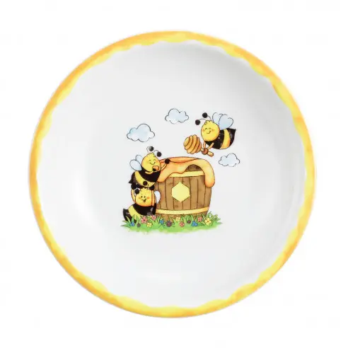 [PR/02217] Suppenteller 20 cm Fleißige Bienen