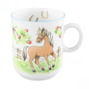 [PR/04643] Becher mit Henkel 0,25 l  Mein Pony