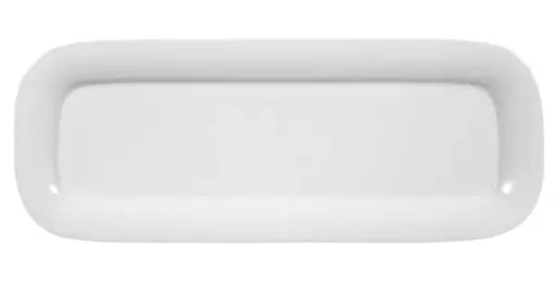 [PR/02398] Platte eckig 30 x 14 cm Form Savoy weiß Seltmann  