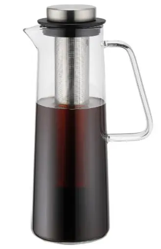[PR/02438] Glaskaraffe mit tiefem Filter 1 l