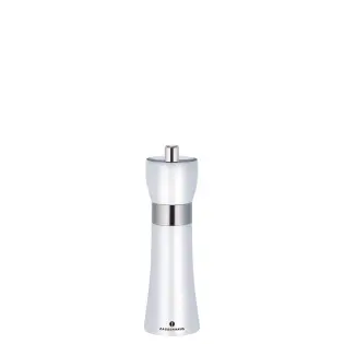 [PR/02512] Salzmühle 18 cm Buche matt weiß Modell Hamburg -Zassenhaus  