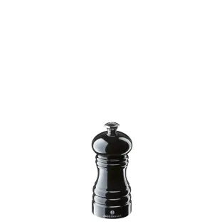 [PR/02523] Pfeffermühle 12 cm Buche schwarz glänzend Modell Berlin -Zassenhaus      