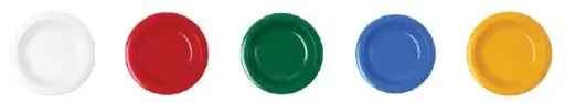 Teller tief 500 ml farbig PP