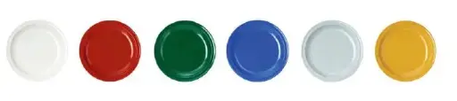 Teller flach 235 mm farbig Melamin 