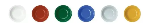 Teller tief 600 ml farbig Melamin 