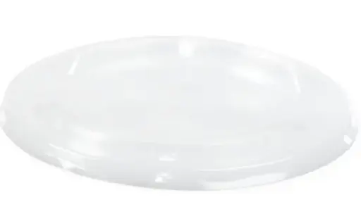 [PR/05976] Deckel rPET zu Salat-/Menüschale 185 mm braun rund 50 Stück