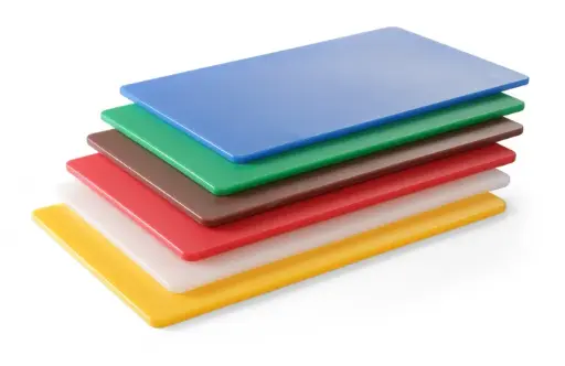 Schneidbrett 450 x 300 mm glatt HACCP Höhe 10 mm