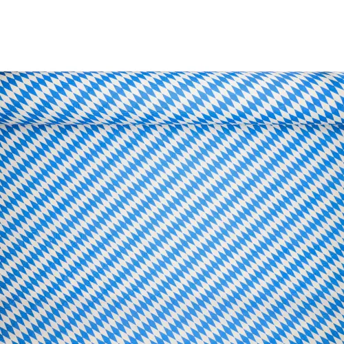 [PR/06112] Papiertischtuch mit Damatprägung 50 m x 1 m "Bayerische Raute" 
